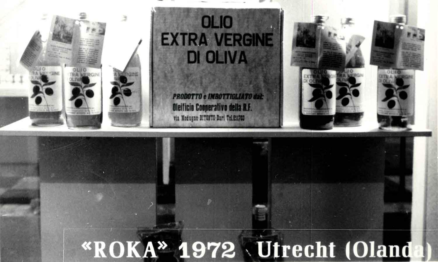 Produzione olio extravergine di oliva dal 1960