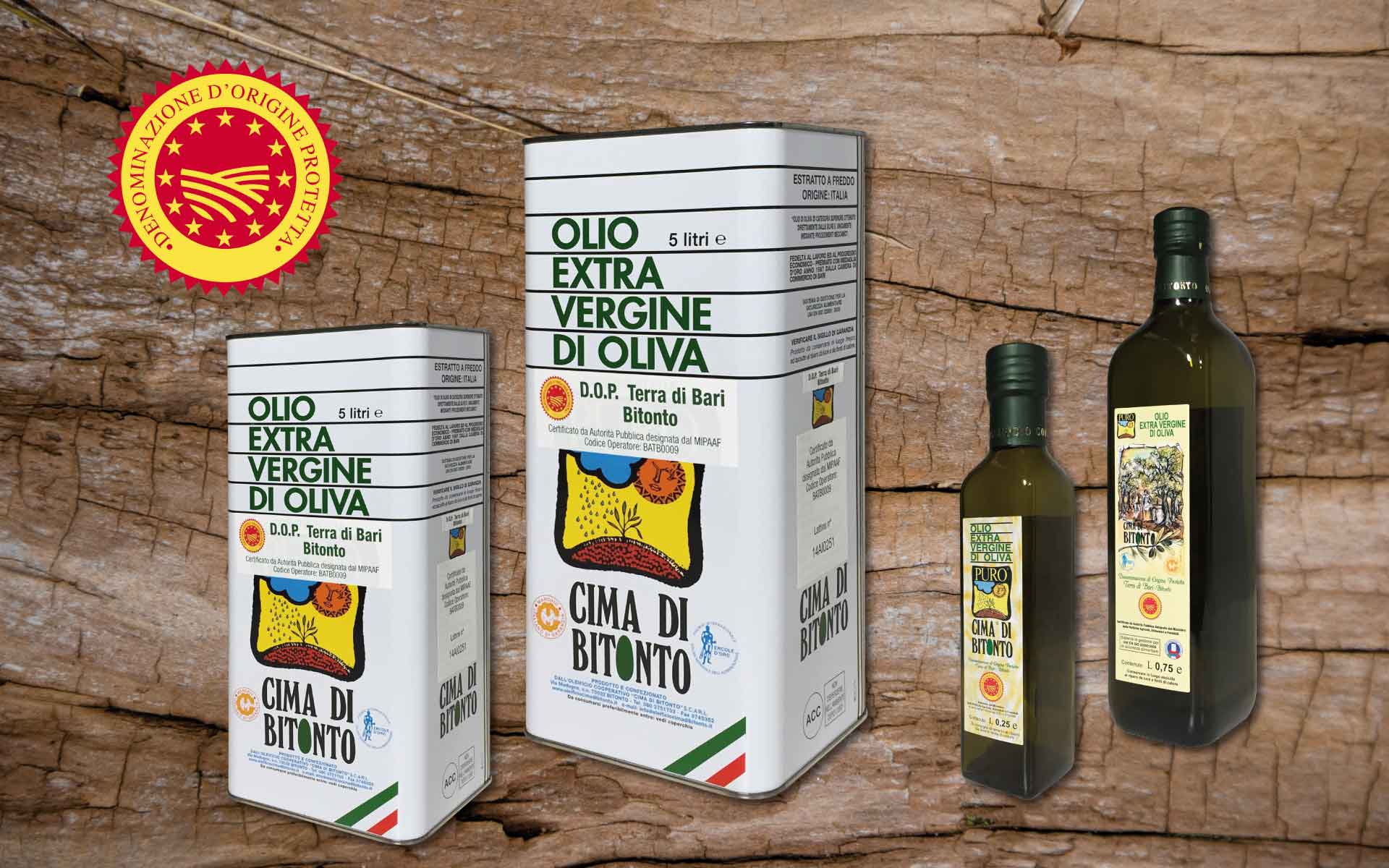 Olio extravergine di oliva DOP Puglia