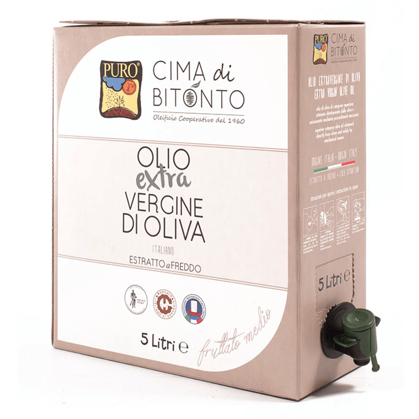 BAG IN BOX FRUTTATO MEDIO 5 LITRI - Oleificio Cooperativo Cima Di Bitonto